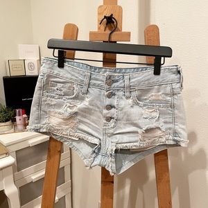 Mid rise abercrombie & fitch shorts